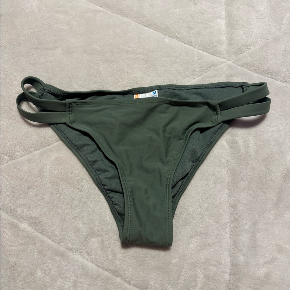 Olive Green Women's Swim Bottom